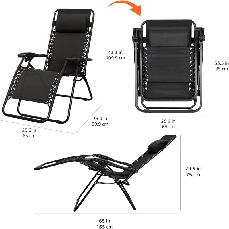 (QUEIMA DE ESTOQUE) Cadeira Reclinável e Dobrável - Suporta até 200kg + BRINDE EXCLUSIVO HOJE